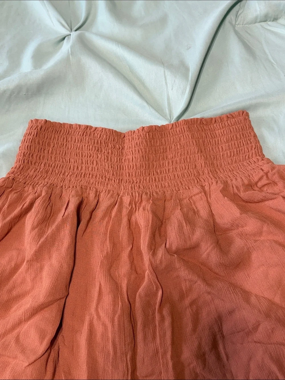 NWT Z Supply Dawn Crinkle Short Copper Women’s Elastic Band Size Large Boutique - Picture 5 of 7